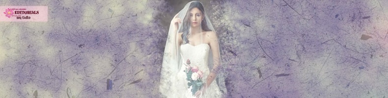 Newly wedded bride